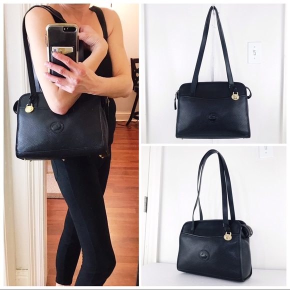 RARE Dooney & Bourke Vintage USA AWL Satchel Bag - Picture 2 of 11